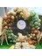 Gold Küf Yeşili Karamel ve Ten Rengi Balon Zinciri 50 Adet+5 mt Balon Zinciri 1
