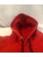 Pamuk, 3 Ipl. Şardonlu, Içi Tamamen Polar, Çok Kalın (600 Gr) Kırmızı Kapüşonlu Hoodie 4