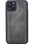 Apple iPhone 11 Pro Uyumlu Deri Arka Kapak TN18EF Gri 1