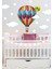 Renkli Uçan Balon Bulutlar ve Yıldızlar Çocuk Odası Çok Amaçlı Duvar Sticker 4