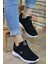 Siyah - Beyaz Unisex Ultra Soft Spor Ayakkabi Sneaker 1