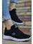 Siyah - Beyaz Unisex Ultra Soft Spor Ayakkabi Sneaker 3