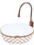 Pure Geometrik Beyaz Bronz Tezgahüstü Çanak Lavabo RW-101 1