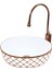 Pure Geometrik Beyaz Bronz Tezgahüstü Çanak Lavabo RW-101 2