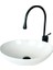 Beyaz Tezgah Üstü Çanak Lavabo W-153 1