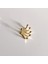 Cerrahi Çelik Gold Beş Top Çelik Kıkırdak Piercing 6 mm 2