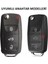 Skoda 3 Buton Sustalı Anahtar Kabı, Anahtar Kılıfı 2