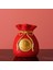 Çiçek Vazo Ekici Pot Düğün Ev Dolabı Feng Shui Ofis Accent Parti Kırmızı 2