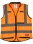 Premium Yüksek Görünürlüklü Yelek (Turuncu) 1