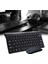 Ingilizce Mini Slim 2.4 Ghz Kablosuz Klavye Mouse Set Klavye - Siyah 5