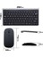 Ingilizce Mini Slim 2.4 Ghz Kablosuz Klavye Mouse Set Klavye - Beyaz 4