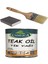 Teak Oil (Tik Yağı) Fırça ve Zımpara Komple Al Uygula Seti 1