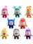 8 Adet 18cm Oddbods Karikatür Peluş Oyuncak - Mor (Yurt Dışından) 2