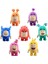 8 Adet 18cm Oddbods Karikatür Peluş Oyuncak - Mor (Yurt Dışından) 3