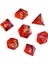 7 Pack Çok Taraflı Polyhedral Zar Rol Oynama Oyunları Masa Oyunu Oyuncak Mtg Kırmızı(Yurt Dışından) 1