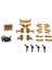 Wltoys Için 22 Parça Metal Yükseltme K969 K979 K989 K999 1:28 Rc Yarış Araba Altın 1