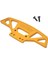 Metal Ön Tampon Plaka Için Wltoys Miniq RC01 1:28 Rc Ralli Araba Aksesuarı Altın 1