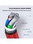 Huawei, Samsung, Xiaomi, Oppo Uyumlu Type-C 2.4 A Hızlı Şarj ve Data Kablosu 1 mt Fiber Kırılmaz 5