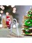 Elektrikli Tırmanma Halatı Noel Baba Noel Dekorasyon Xmas Hediye Ev Çift Merdiven A (Yurt Dışından) 3