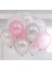 Pembe-Gümüş-Beyaz Balon Seti 30 Adet 1