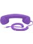Telefon Ahizesi 3.5mm Konfor Radyasyon Geçirmez iphone iPad Smartphone Mor 3