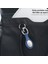 Pu Deri Kılıf Kol Koruyucu Kapak Için Apple Airtags Konum Izci Mavi 4