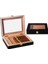 Puro Humidor Ispanyol Cedar Ahşap Küçük Puro Kutusu Higrometre Nemlendirici | Puro Aksesuarları - (Yurt Dışından) 3
