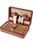 Puro Depolama Puro Humidors Puro Neme Durumda Taşınabilir Cedar Ahşap Deri Seyahat Neme Nemlendirici Set Hediye Kutusu | Puro Aksesuarları - (Yurt Dışından) 2