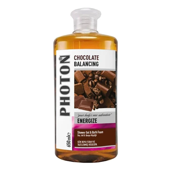 Photon Çikolatalı Duş Jeli ve Banyo Köpüğü 650ML