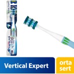 Signal Vertical Expert Orta Sert Diş Fırçası 1 Parça Etkili Temizlik İçin Özel Tasarım