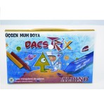 Alpino Alpıno Dacstrıx 12Li Üçgen Mum Boya Seti Çocuklar için Ergonomik Kullanım ve Canlı Renk Seçenekleri
