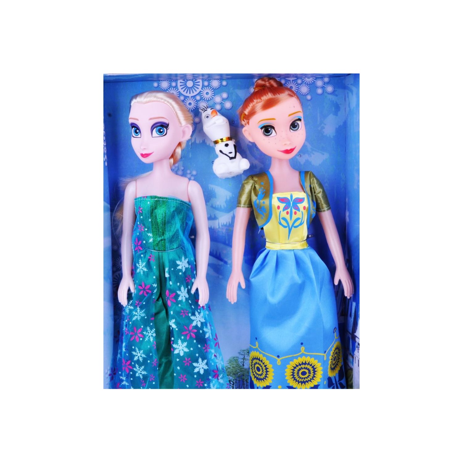 50Bir Karlar Ülkesi Frozen Anna &amp; Elsa Bebek Seti ( 2 Adet