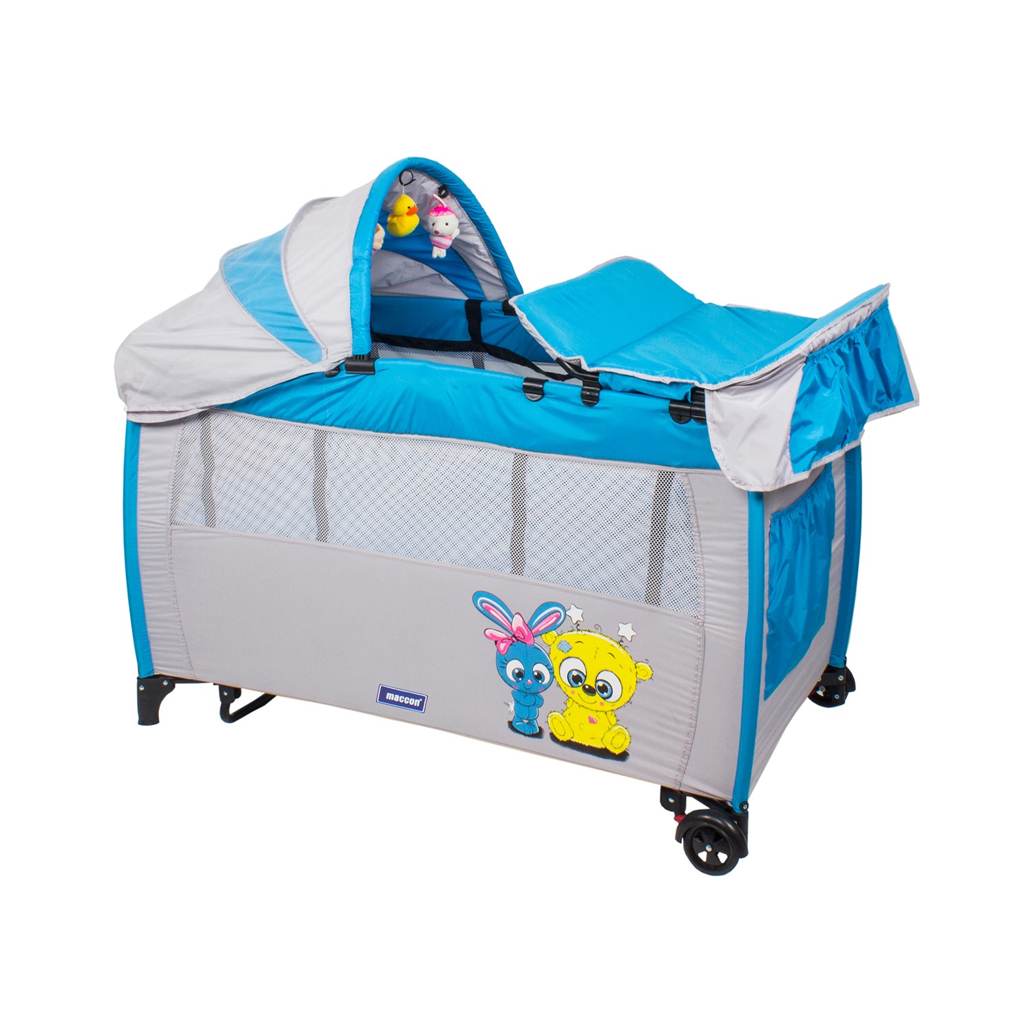 Maccon Baby Flora Bebek Oyun Parkı Mavi Fiyatı Taksit