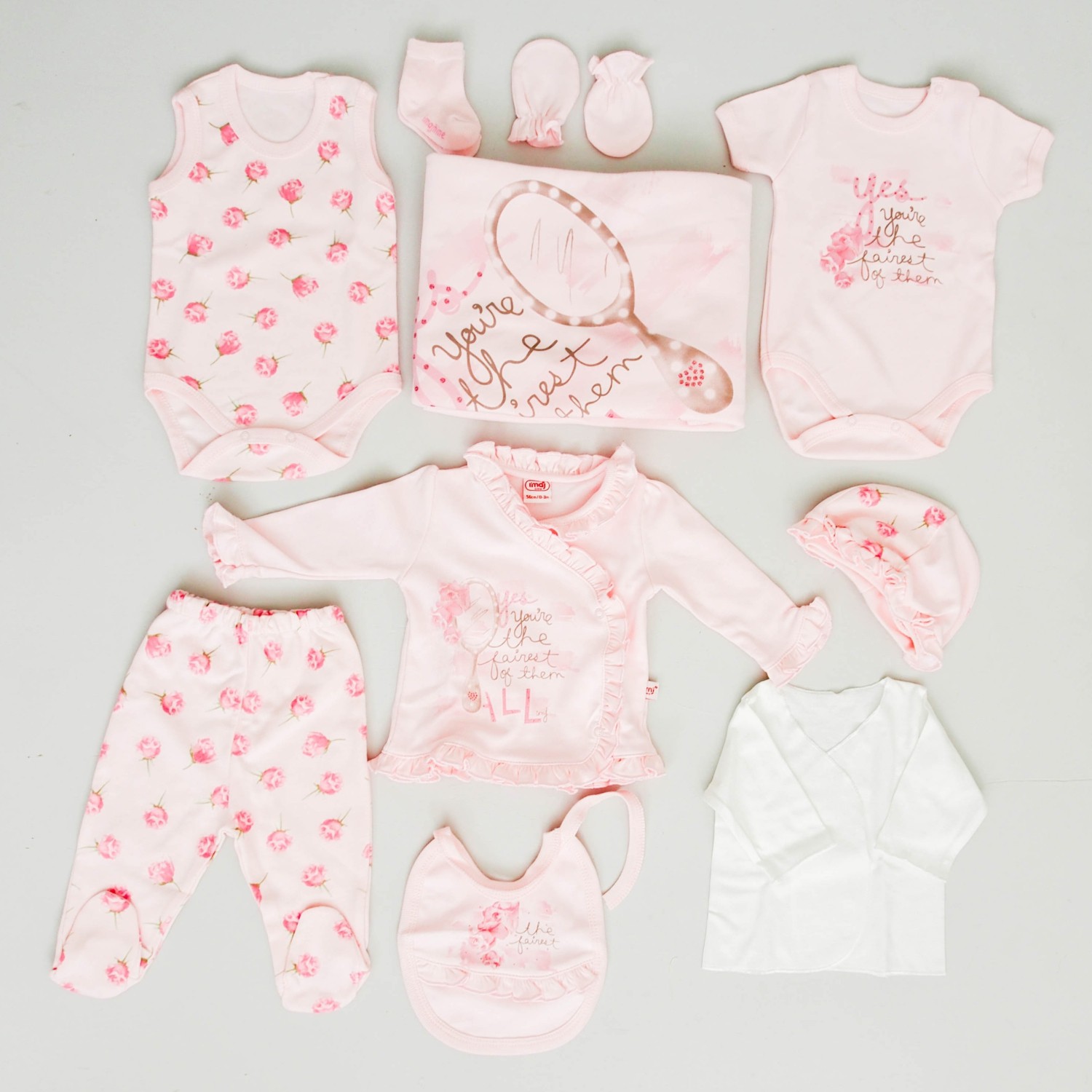 İmaj Kız Bebek Hastane Çıkışı Yeni Doğan Seti Antialerjik