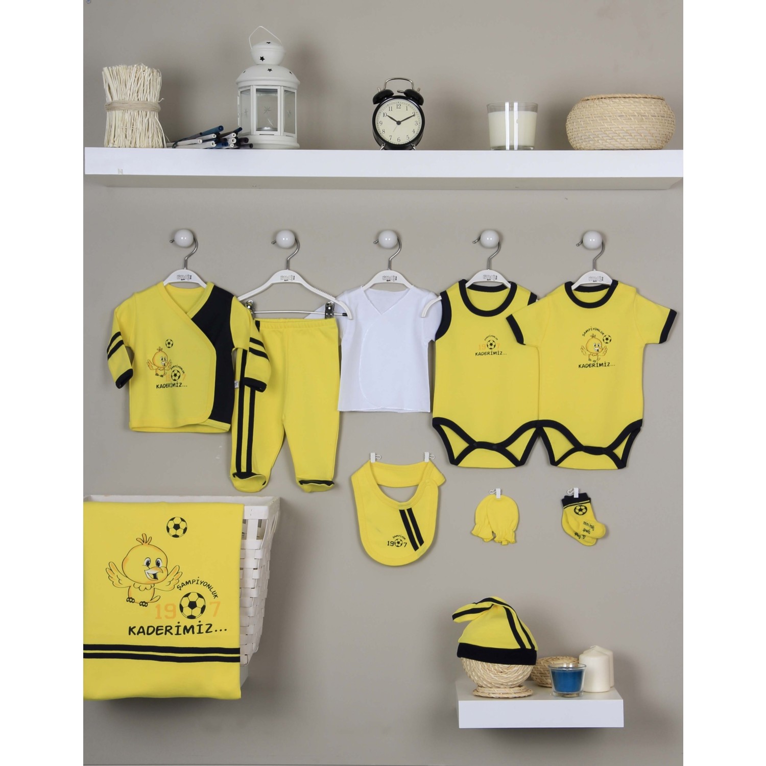 İmaj Fenerbahçe Bebek Hastane Çıkışı Yeni Doğan Seti 10�lu