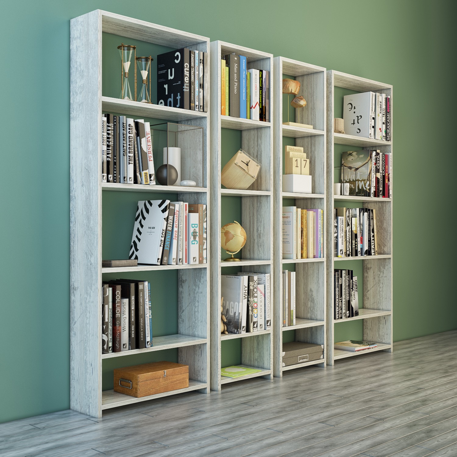 Eyibil Mobilya Yıldız 4 � Lü Modern Kitaplık Eskitme Beyaz Fiyatı