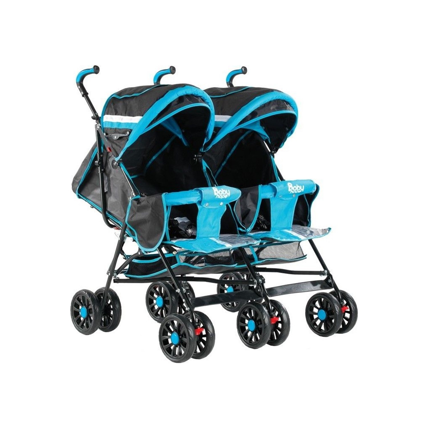 Babyhope Bh610 İkiz Baston Bebek Arabası Mavi Fiyatı
