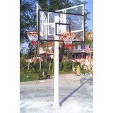 Basketbol Potası Üçlü Grup Standart Yükseklik 2 mm Sac ,105*180 , 45 Cm Sabit Çe. 4 mm Floş İp File