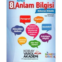 Koray Varol Yayınları 8. Sınıf Türkçe Anlam Bilgisi Kılavuz Kitabı