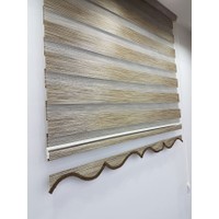 Brillant Bambu Stor Zebra Perde Kahve MZ494 160 x 200 cm