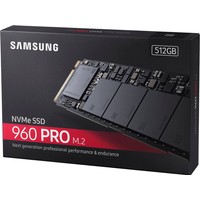 Samsung 960 PRO NVMe 512GB 3200MB-2100MB/s M.2 PCI-E SSD MZ-V6P512BW