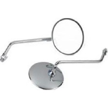 Tümopar Motosiklet Aynası Qy181 - 10Mm Nikel Krom Yuvarlak Mondial Zn 125 Kt125 - 150