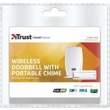 Trust ACDB-6600AC Portatif Çalma Üniteli Kablosuz Kapı Zili 71083