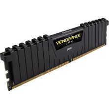 Corsaır Ddr4 16Gb 2400Mhz (Pc4-19200) Vengeance Lpx Pc Ram Cl16 Cmk16Gx4M1A2400C16 288Pin 1.2V Soğutuculu