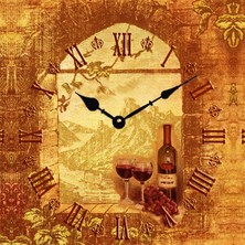 Markakanvas Ahşap Kare Duvar Saati