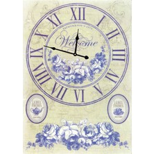 Markakanvas Ahşap  35X50Cm Duvar Saati