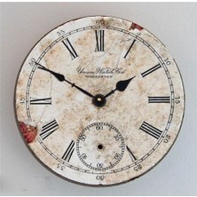 Markakanvas Ahşap  Yuvarlak Duvar Saati