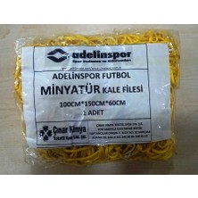 adelinspor Minyatür Kale Filesi 100/150/60Cm 10*10 Göz 2,5 Mm Renkli İp