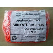 adelinspor Minyatür Kale Filesi 115/160/60Cm 10*10 Göz 2,5 Mm Renkli İp