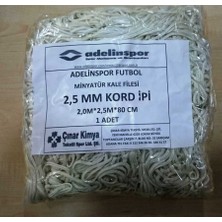 adelinspor Minyatür Kale Filesi 200/200/80Cm 10*10 Göz 2,5 Mm Renkli